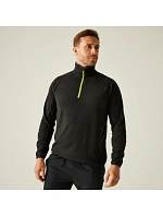 Regatta TRF 691 Fleecová mikina structure s 1/4 zipem "Navigate" 36.F691 black/lime green