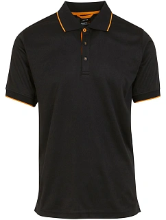 Regatta TRS 264 Piqué polo "Navigate" 36.S264 black/orange pop