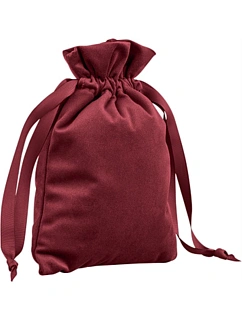 BagBase BG 718 Sametový dárkový pytel 52.0718 ruby red