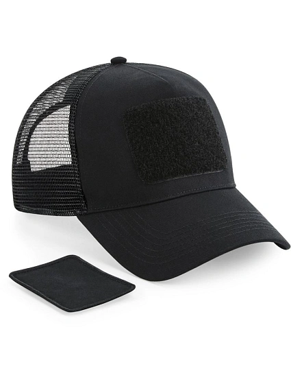 Beechfield B 641 5 panelová kšiltovka "Removable Patch Trucker" 53.0641 black Beechfield B 641 5 panelová kšiltovka "Removable Patch Trucker" 53.0641 black