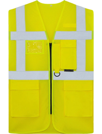 Korntex KXCMMF – Larisa Multifunkční síťovaná vesta 76.CMMF hi vis yellow Korntex KXCMMF – Larisa Multifunkční síťovaná vesta 76.CMMF hi vis yellow