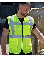 Korntex KXCMMF – Larisa Multifunkční síťovaná vesta 76.CMMF hi vis yellow Korntex KXCMMF – Larisa Multifunkční síťovaná vesta 76.CMMF hi vis yellow
