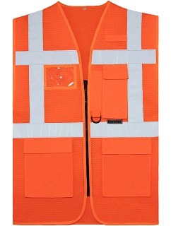 Korntex KXCMMF – Larisa Multifunkční síťovaná vesta 76.CMMF hi vis orange