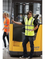Yoko HV 008F Hi-Vis Oboustranná Fleecová Vesta 79.008F hi vis yellow