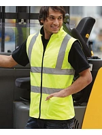 Yoko HV 008F Hi-Vis Oboustranná Fleecová Vesta 79.008F hi vis yellow