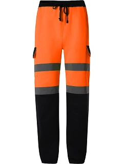 Yoko HV 016T Hi-Vis Tepláky 79.016T hi vis orange/navy