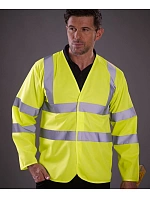 Yoko HVJ 200 Bezpečnostní vesta s dlouhým rukávem 79.J200 hi vis yellow Yoko HVJ 200 Bezpečnostní vesta s dlouhým rukávem 79.J200 hi vis yellow