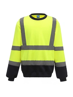 Yoko HVJ 510 Hi-Vis mikina 79.J510 hi vis yellow/navy
