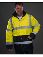 Yoko HVP 302 Hi-Vis Parka 79.P302 hi vis orange/navy Yoko HVP 302 Hi-Vis Parka 79.P302 hi vis orange/navy