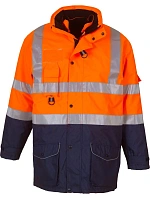 Yoko HVP 711 Hi-Vis 7-v-1 Bunda 79.P711 hi vis orange/navy
