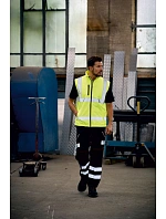 Yoko HV 006 Hi-Vis softshellová vesta 79.V006 hi vis orange