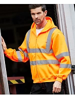 Yoko HVK 07 Hi-Vis mikina s kapucí 79.VK07 black Yoko HVK 07 Hi-Vis mikina s kapucí 79.VK07 black