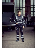Yoko HVK 07 Hi-Vis mikina s kapucí 79.VK07 black Yoko HVK 07 Hi-Vis mikina s kapucí 79.VK07 black