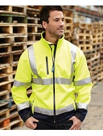 Yoko HVK 09 Hi-Vis softshellová bunda 79.VK09 black Yoko HVK 09 Hi-Vis softshellová bunda 79.VK09 black