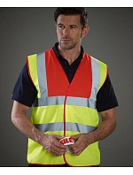 Yoko HVW 100 Hi-Vis bezpečnostní vesta 79.W100 white Yoko HVW 100 Hi-Vis bezpečnostní vesta 79.W100 white