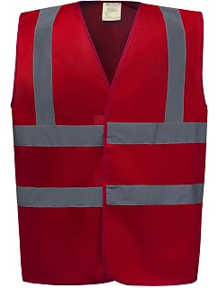 Yoko HVW 100 Hi-Vis bezpečnostní vesta 79.W100 red