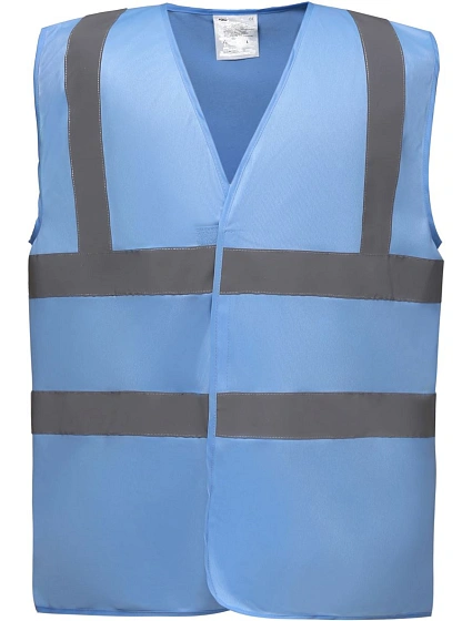 Yoko HVW 100 Hi-Vis bezpečnostní vesta 79.W100 sky blue Yoko HVW 100 Hi-Vis bezpečnostní vesta 79.W100 sky blue