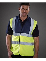 Yoko HVW 100 Hi-Vis bezpečnostní vesta 79.W100 purple/hi vis yellow Yoko HVW 100 Hi-Vis bezpečnostní vesta 79.W100 purple/hi vis yellow