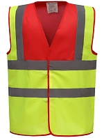 Yoko HVW 100 Hi-Vis bezpečnostní vesta 79.W100 red/hi vis yellow Yoko HVW 100 Hi-Vis bezpečnostní vesta 79.W100 red/hi vis yellow