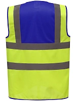 Yoko HVW 100 Hi-Vis bezpečnostní vesta 79.W100 royal blue/hi vis yellow Yoko HVW 100 Hi-Vis bezpečnostní vesta 79.W100 royal blue/hi vis yellow