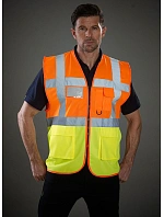Yoko HVW 801 Hi-Vis multifunkční vesta 79.W801 black Yoko HVW 801 Hi-Vis multifunkční vesta 79.W801 black