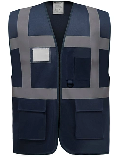 Yoko HVW 801 Hi-Vis multifunkční vesta 79.W801 navy
