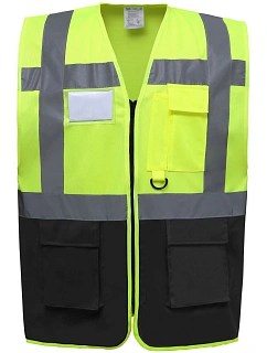Yoko HVW 801 Hi-Vis multifunkční vesta 79.W801 hi vis yellow/black