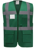 Yoko HVW 801 Hi-Vis multifunkční vesta 79.W801 paramedic green Yoko HVW 801 Hi-Vis multifunkční vesta 79.W801 paramedic green