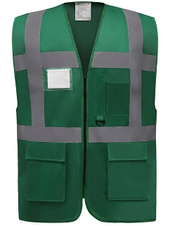 Yoko HVW 801 Hi-Vis multifunkční vesta 79.W801 paramedic green