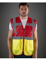 Yoko HVW 820 Hi-Vis síťovaná bezpečnostní vesta 79.W820 hi vis yellow