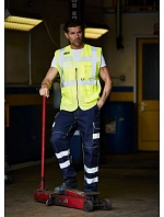 Yoko HVW 820 Hi-Vis síťovaná bezpečnostní vesta 79.W820 hi vis yellow