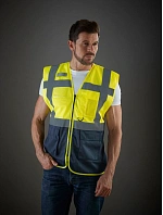 Yoko HVW 820 Hi-Vis síťovaná bezpečnostní vesta 79.W820 red/hi vis yellow Yoko HVW 820 Hi-Vis síťovaná bezpečnostní vesta 79.W820 red/hi vis yellow