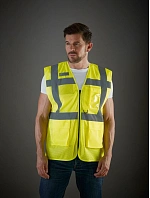 Yoko HVW 820 Hi-Vis síťovaná bezpečnostní vesta 79.W820 red/hi vis yellow Yoko HVW 820 Hi-Vis síťovaná bezpečnostní vesta 79.W820 red/hi vis yellow