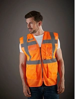 Yoko HVW 820 Hi-Vis síťovaná bezpečnostní vesta 79.W820 red/hi vis yellow Yoko HVW 820 Hi-Vis síťovaná bezpečnostní vesta 79.W820 red/hi vis yellow