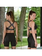 dynamiX star sportovní podprsenka X-Back 5537 black/anthracite - Active dynamiX star sportovní podprsenka X-Back 5537 black/anthracite - Active