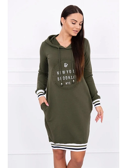 Khaki šaty Brooklyn Khaki šaty Brooklyn