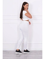 Kalhoty legíny Brooklyn white Kalhoty legíny Brooklyn white