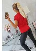 Nakupování je moje kardio červená halenka
