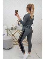 Sada s leopardím vzorem v grafitové barvě Sada s leopardím vzorem v grafitové barvě