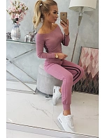Sada s dvojitými pruhy tmavě růžová Sada s dvojitými pruhy tmavě růžová