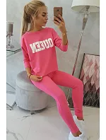 Sada s potiskem Queen fuchsia Sada s potiskem Queen fuchsia