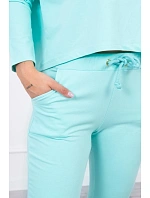 Souprava s oversize halenkou mint Souprava s oversize halenkou mint