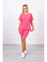 Set top+legíny fuchsiová Set top+legíny fuchsiová