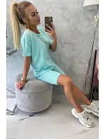 Mátový set top+legíny Mátový set top+legíny