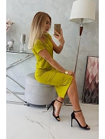 Asymetrické šaty kiwi Asymetrické šaty kiwi