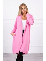 Světle růžová bunda s potiskem Světle růžová bunda s potiskem