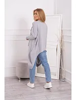 Halenka oversize s potiskem šedá Halenka oversize s potiskem šedá