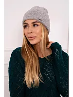 Čepice Agata K222 světle šedá Čepice Agata K222 světle šedá