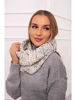 KN16 Dámský snood v barvě ecru KN16 Dámský snood v barvě ecru