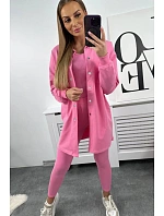 3dílný set halenka, top a legíny světle růžová 3dílný set halenka, top a legíny světle růžová